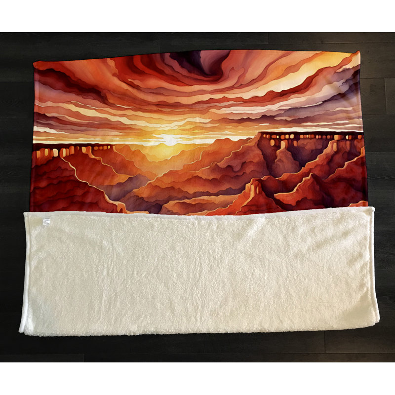 Throw Blanket, 51" W x 60" L