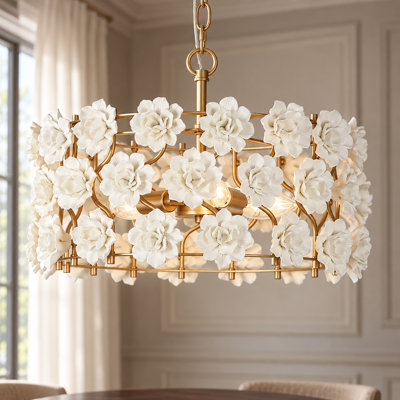 Lustre cylindrique unique et remarquable à 3 lumières Corbel