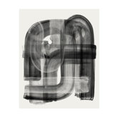 Stroke Layering In Black LI Painting by Guseul Park