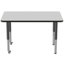 Table rectangulaire d'activité rectangulaire avec pieds réglables-49447492-99105923-99105965