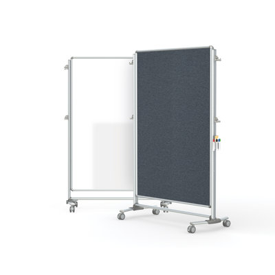 Nexus Freestanding Porcelain Bulletin Board
