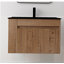 30-inch Bathroom Vanity with Ceramic Basin and Adjustable Open Shelves-2110657513