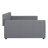 Full-Sized Upholstered Daybed With An Integrated Trundle-1998382366