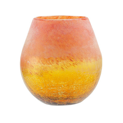 Vase en verre soufflé à la main