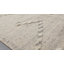 Tapis beige / noir en laine noué à la main-1901039766