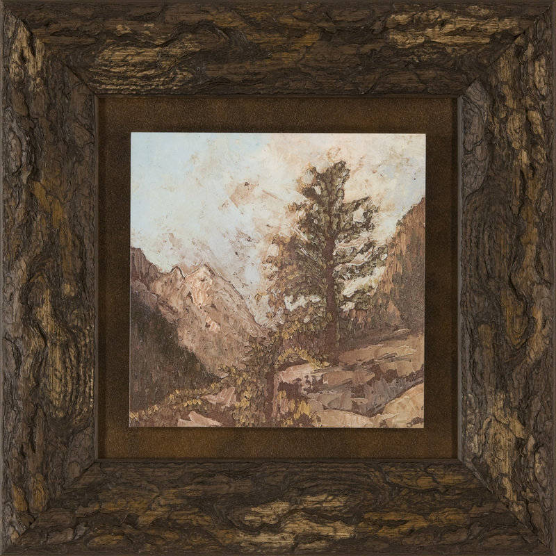 « ashton art & décoration western view vi », reproduction d’art encadrée