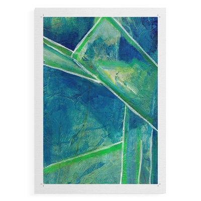 GeometricInCoolIV -Canvas Print Only - NOT FRAMED