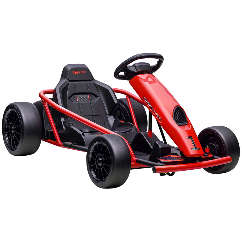 HOMCOM Battery Powered Ride On, Red