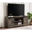 Meuble télé avec lumière bleue pour téléviseur de 65 po ou moins Laziza-617801637