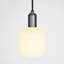 Luminaire suspendu cylindrique simple à 1 lumière Oblo