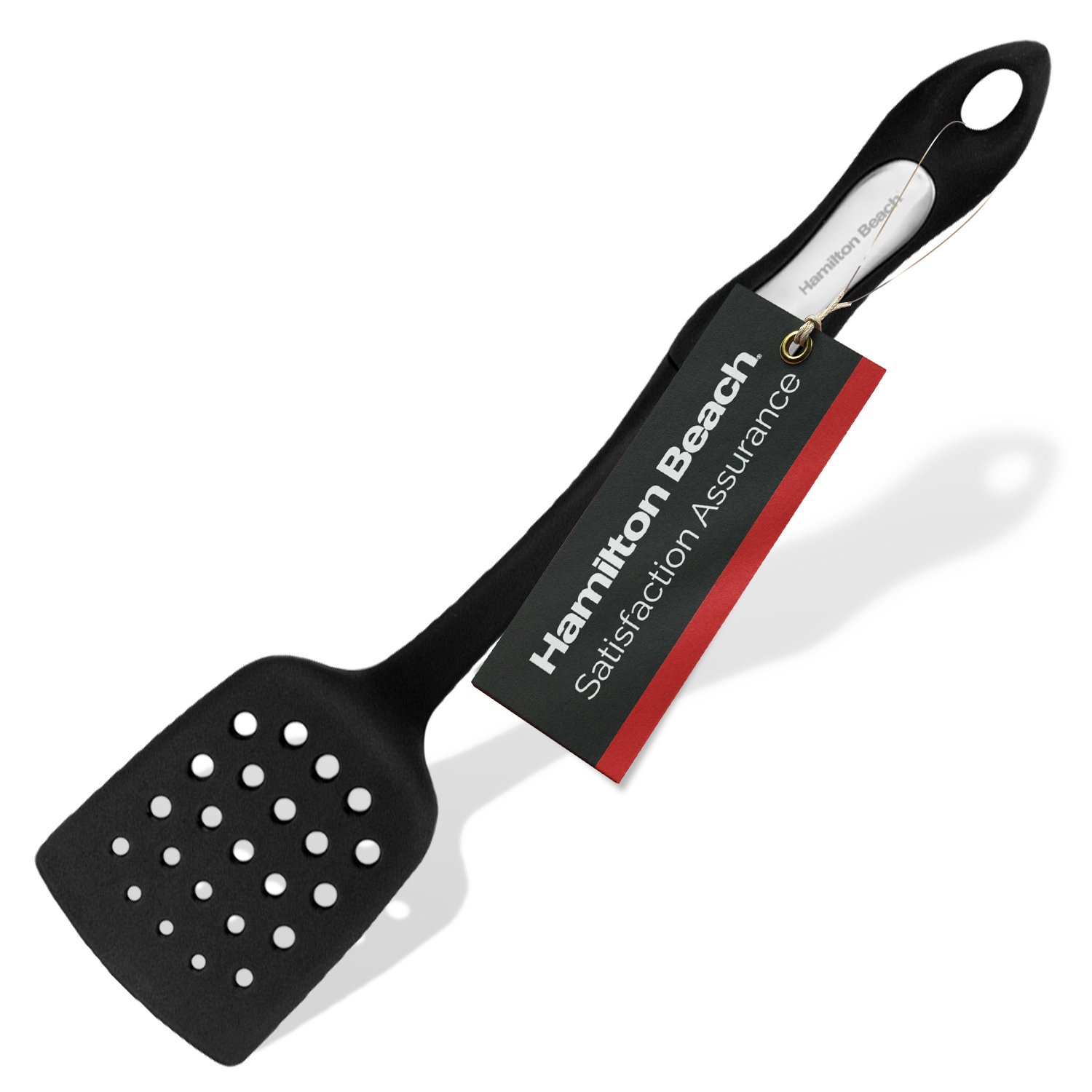 Hamilton Beach Slotted Spatula Turner HeatResistant 14In SoftTouch