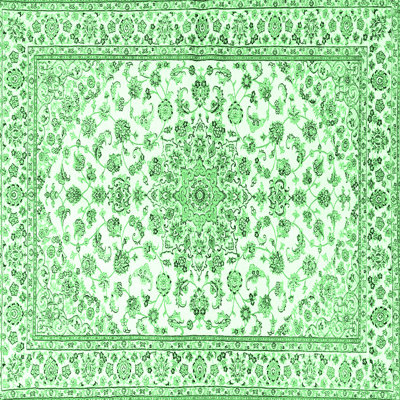 Tapis traditionnel vert émeraude 3535