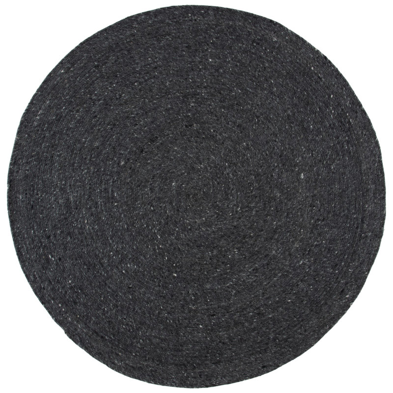 Tapis en laine / coton tissé à la main Coleman, Rond 3 pi