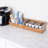 Bamboo Stackable Bin Organizer