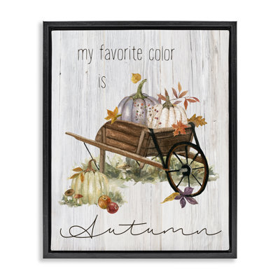 «Autumn Favorite Wagon», estampe numérique par Livi Finn