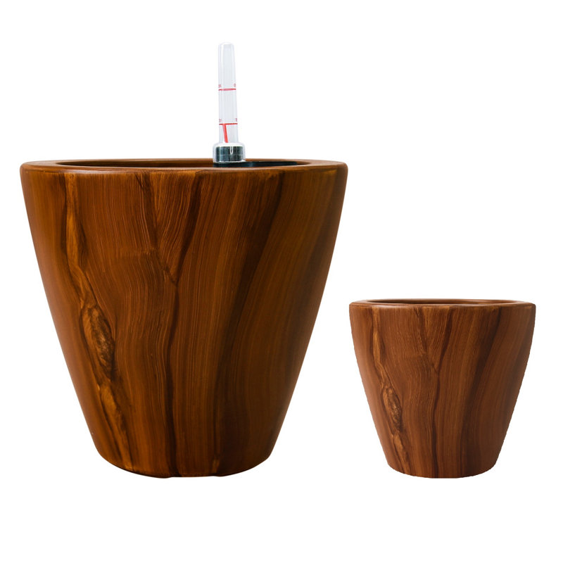Ensemble de pots à fleurs en plastique 2 pièces Kalicia