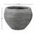 Round Ribbed Magnesium Oxide Pot Planter with Drainage Hole-1433265947-1433265945