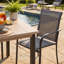 Ensemble repas pour 6 personnes avec table rectangulaire et 6 chaises empilables Leyre-2107837190