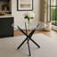with Glass Base Dining Table-1661624908