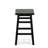 Traditional Black 24" Counter Stool with Built-In Footrest-1609520387