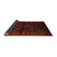 Tapis traditionnel rouge / noir-1011554273