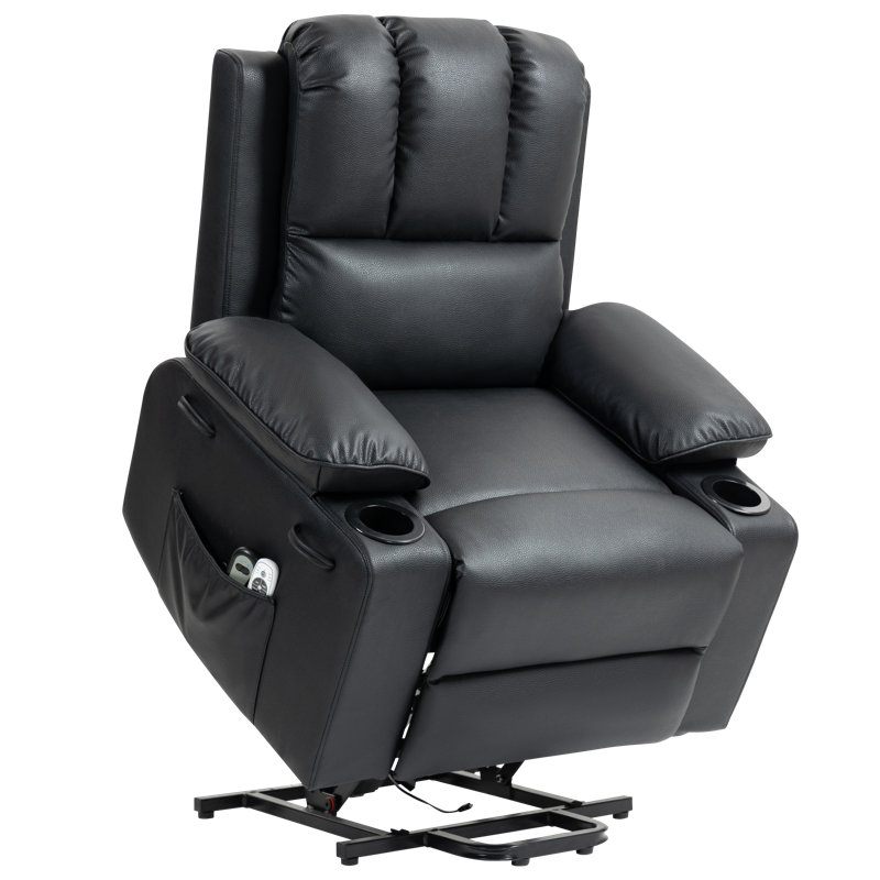 Faux Leather Heated Massage Chair