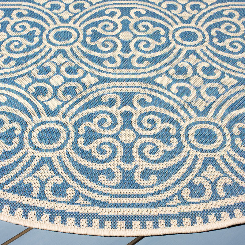 Tapis d'intérieur / extérieur Frankee Performance, Rond 6 pi 7 po