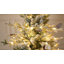 Sapin de Noël artificiel en flocons pré-éclairé en pot.-2074167087
