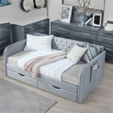 Flonnie Upholstered Daybed with Trundle