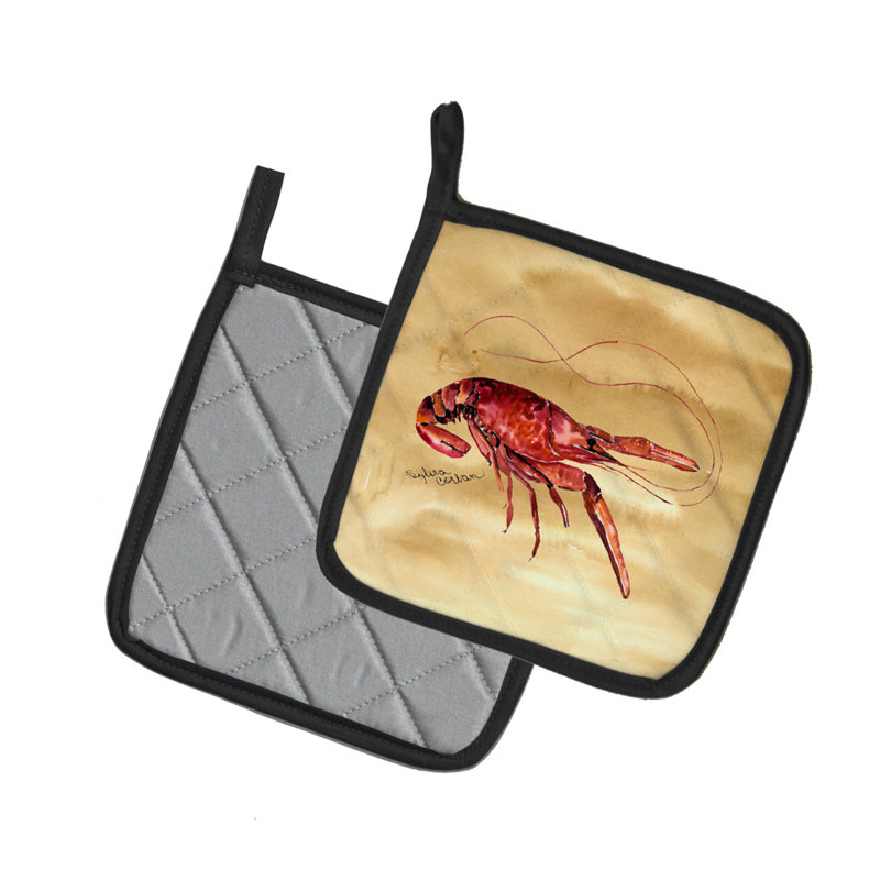 Caroline's Treasures Crawfish Polyester Potholder