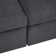 Annai 129" Wide Reversible Modular Corner Sectional with Ottoman