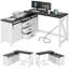 Bureau en L avec tiroirs