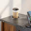 Table de chevet haute avec porte-gobelet et 2 tablettes de rangement-1260860622