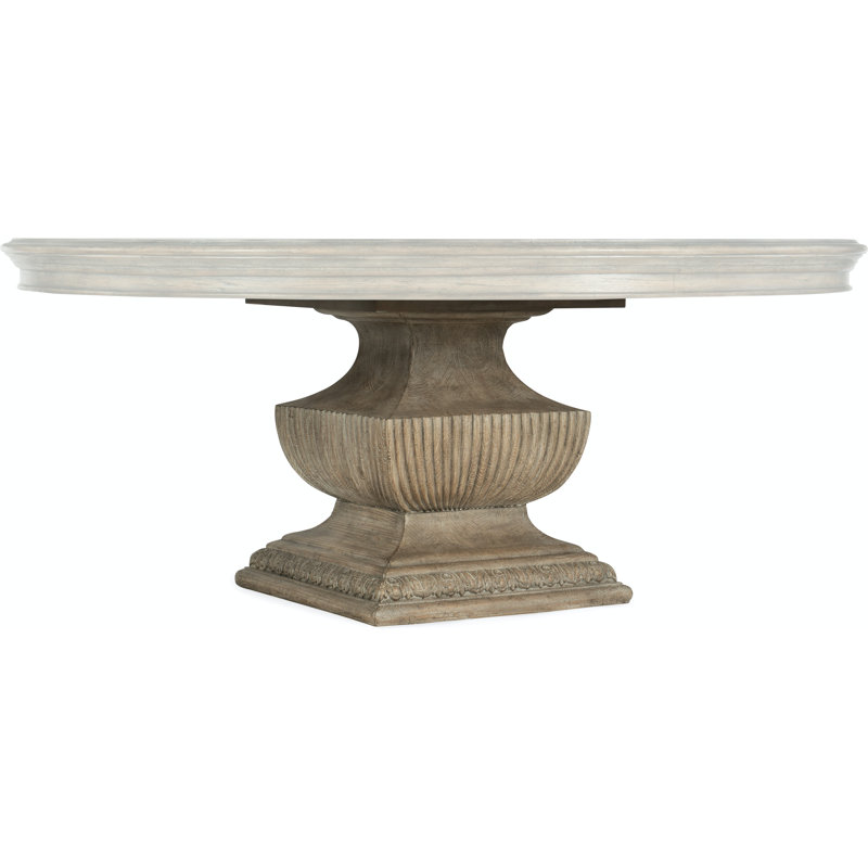 Castella Antique Slate 72" Reclaimed Wood Round Dining Table
