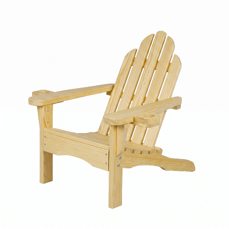 Chaise Adirondack Amish Casual 800 lb, Inachevé