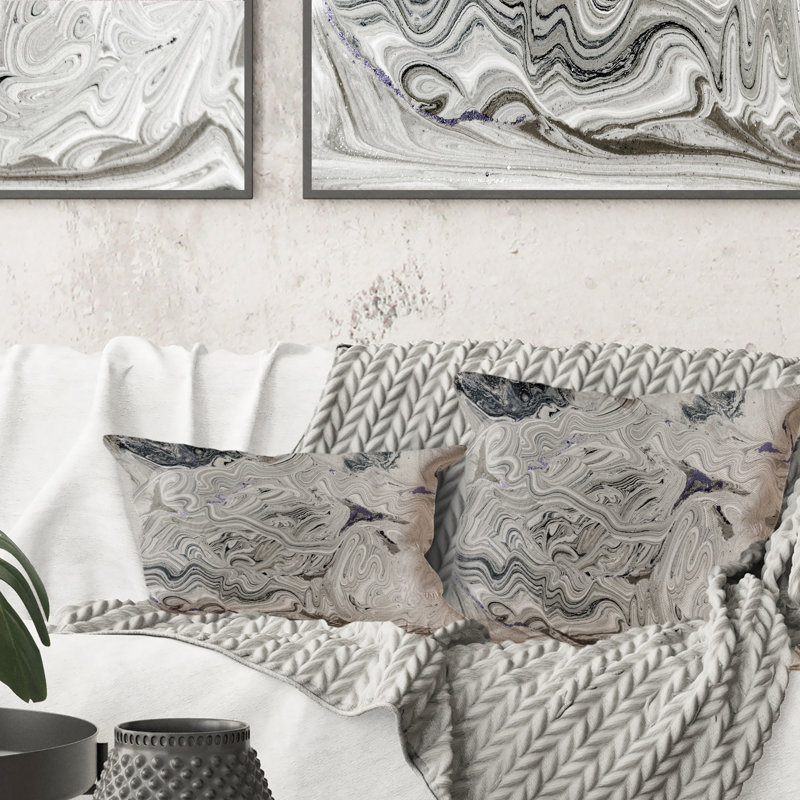 Coussin Marble, 16 po x 16 po