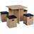 Alpert 4 - Person Pedestal Dining Set-998962606