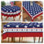1 pièce Dagostino de l'Independence Day - drapeau américain avec motif patriotique rouge blanc et bleu, housse de table ronde / rectangulaire en polyester pour les fêtes du 4 juillet, barbecue, pique-nique, décorations pour la fête de l’intérieur intérieure et extérieure, housse de table bord embossée-120108288