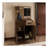 Parker 75" Tall Mirrored Tree Hall with Hangers, Three Shelves, Two Cabinets, One Drawer, Entry way, Console Table, Living Room Light Oak