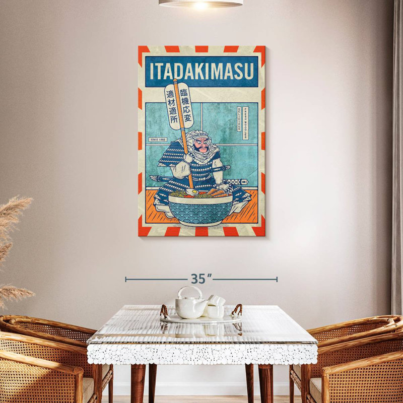 Yarlin Itadakimasu Ramen, 45" H x 30" W