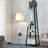 8-Hook Coat Rack with Storage Shelves