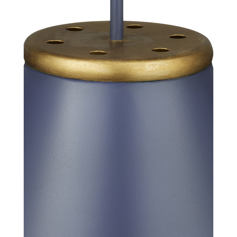 Luminaire suspendu conique à 1 lumière Pierrepont, H 18 po x l 16 po x P 16 po