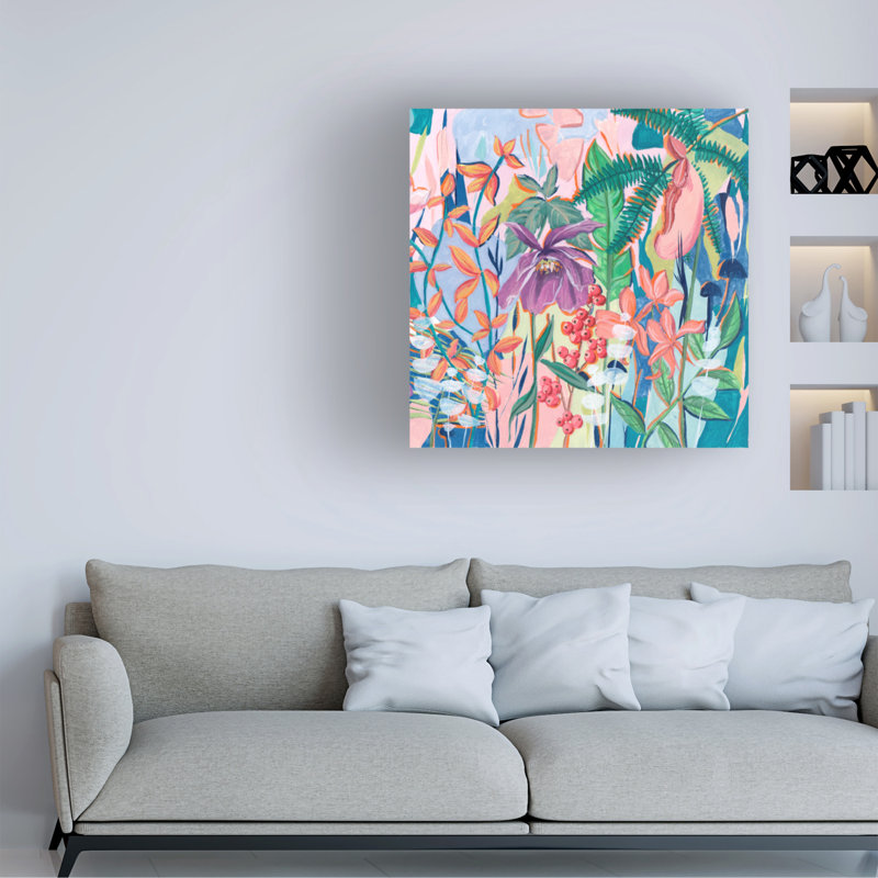 Art sur toile Melissa Wang, H 35 po x l 35 po x P 2 po