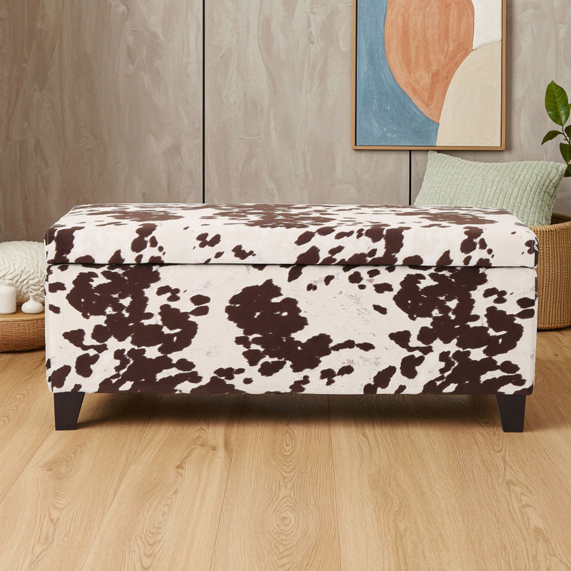 Pouf de rangement avec beaucoup d'espace de rangement dissimulé