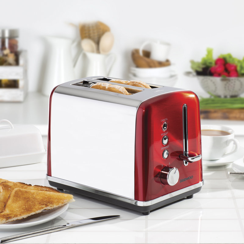 Kensington 2 Slice Toaster, Red
