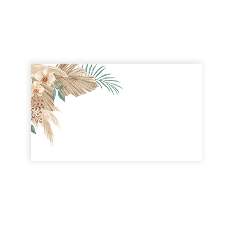 Ensemble de 60 feuilles de palmier Boho Tropical