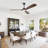 60" 3 - Blade Propeller Ceiling Fan With LED Lights And Remote Control-560736065