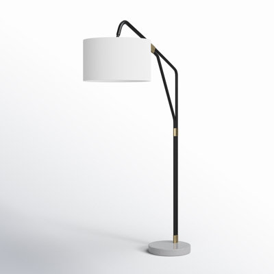 Nell 71'' Matte Arched Floor Lamp