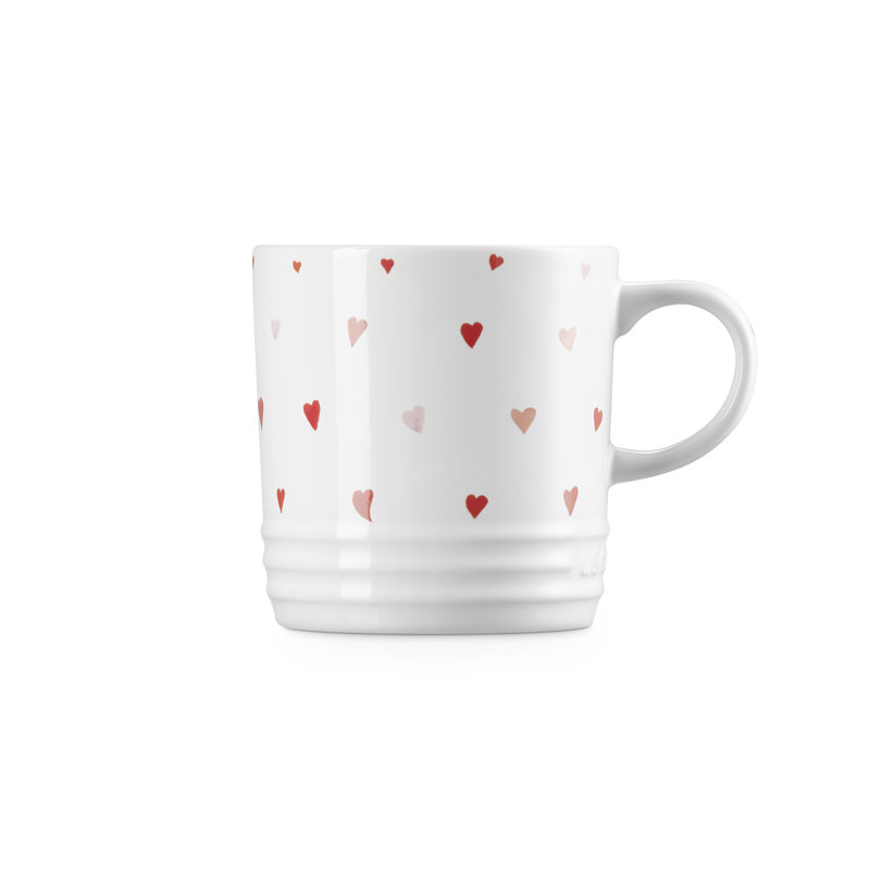 Le Creuset London Coffee Mug, Heart Decal, 350ml