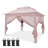 11 Ft. W x 11 Ft. D Pop Up Instant Steel Patio Gazebo with Solid Wall-86915908-94103926